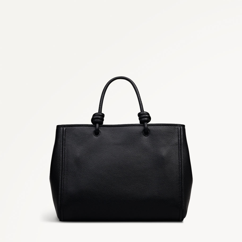 Ridgeway Gardens Medium Ziptop Grab Black - 113330