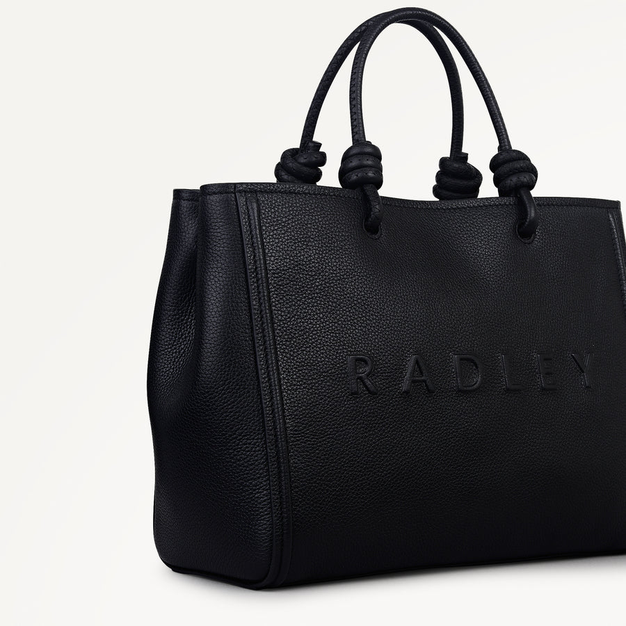 Ridgeway Gardens Medium Ziptop Grab Black - 113330