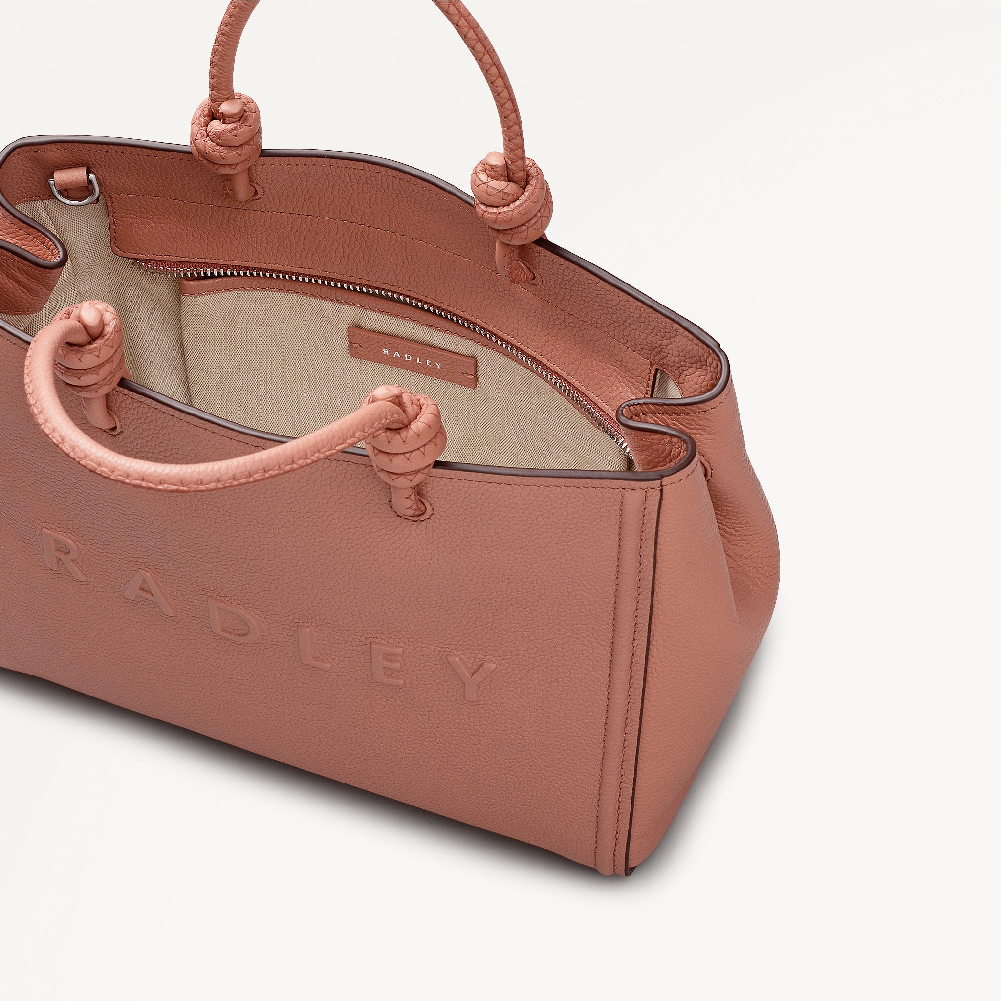 Carnation Medium Ziptop Grab Bag | Ridgeway Gardens SS26 | Radley