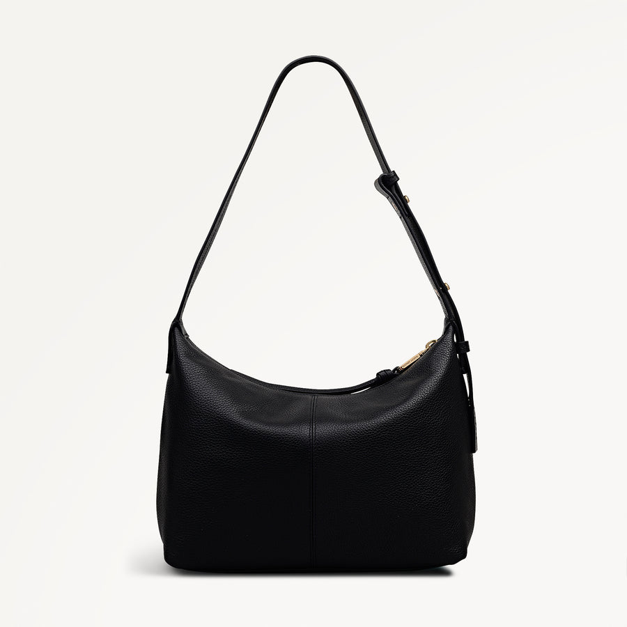 Ridgeway Gardens Medium Ziptop Shoulder Black - 113334