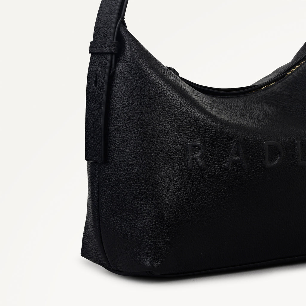 Ridgeway Gardens Medium Ziptop Shoulder Black - 113334