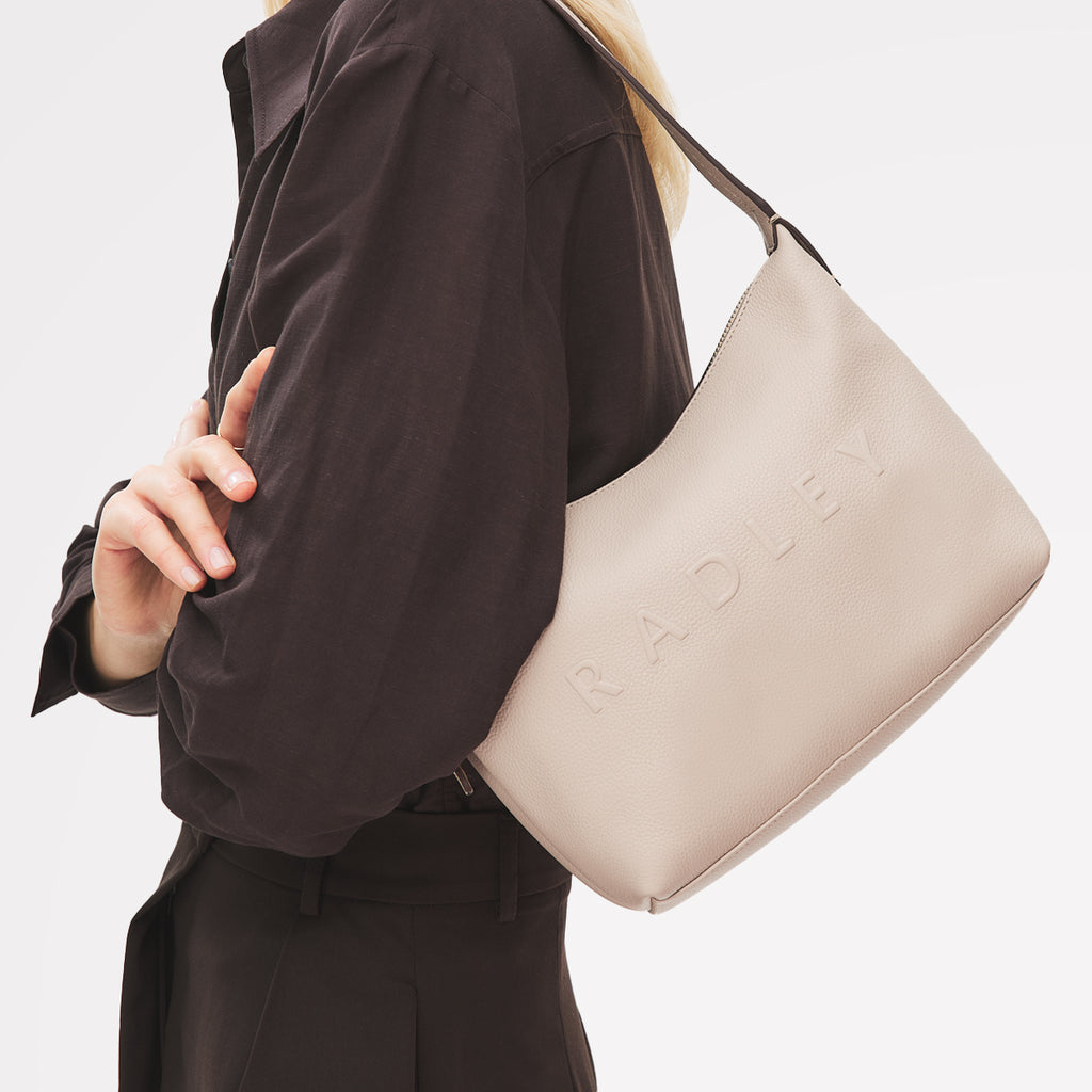 Ridgeway Gardens Medium Ziptop Shoulder Porcini - 113335