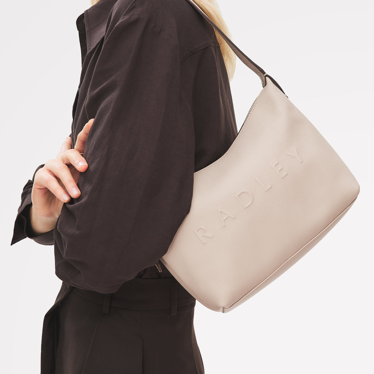 Ridgeway Gardens Medium Ziptop Shoulder Porcini - 113335