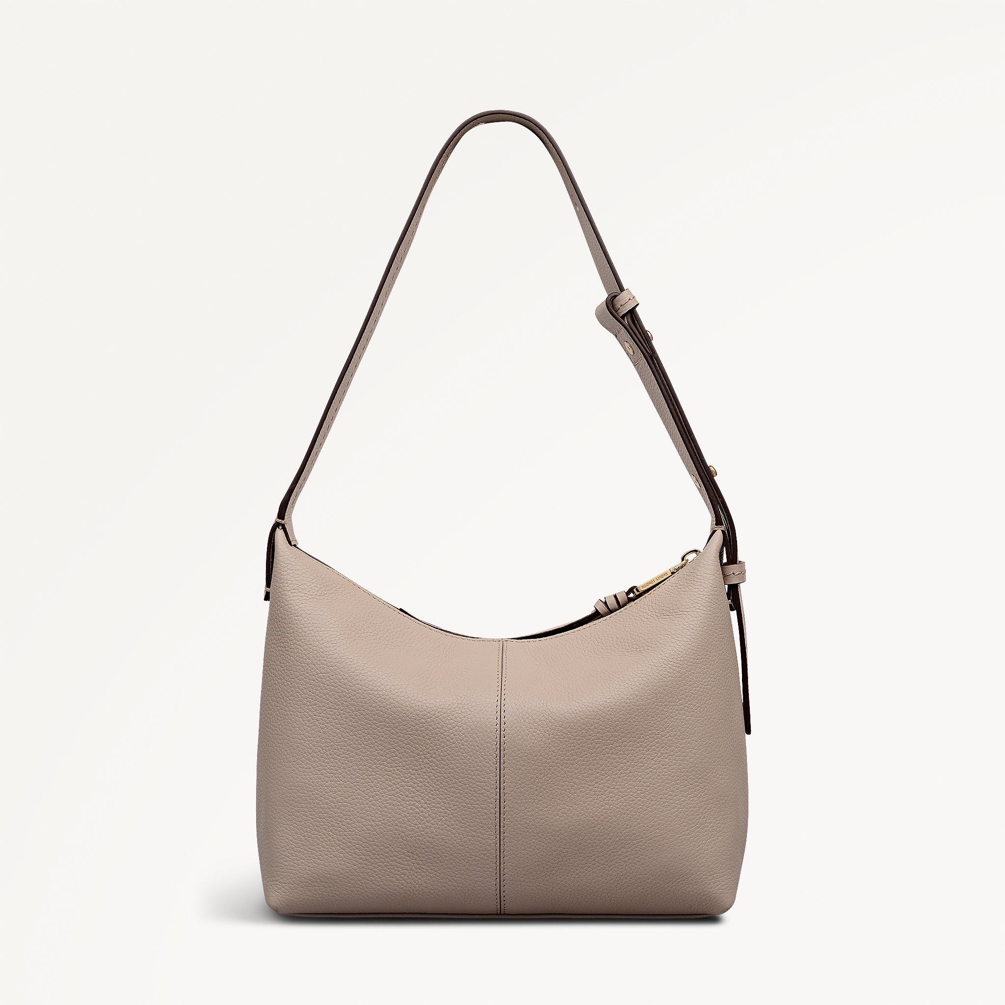 Porcini Medium Ziptop Shoulder Bag | Ridgeway Gardens SS26