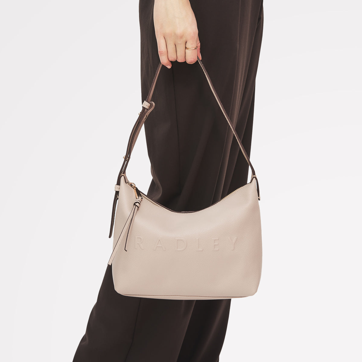 Ridgeway Gardens Medium Ziptop Shoulder Porcini - 113335