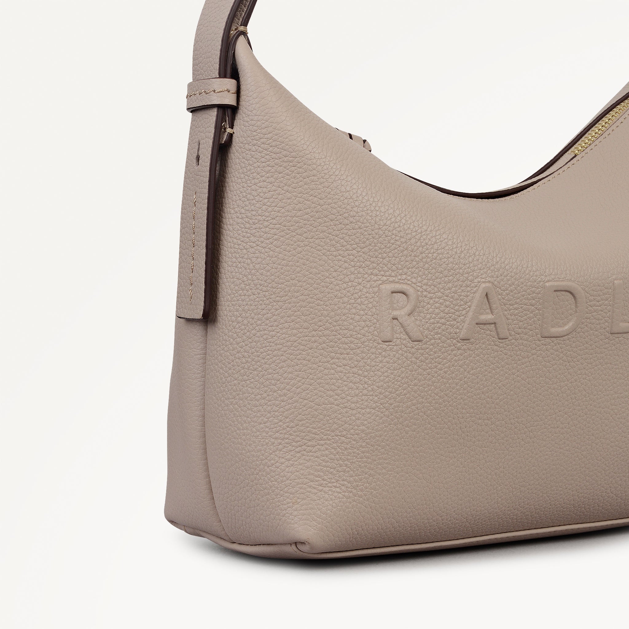 Porcini Medium Ziptop Shoulder Bag | Ridgeway Gardens SS26