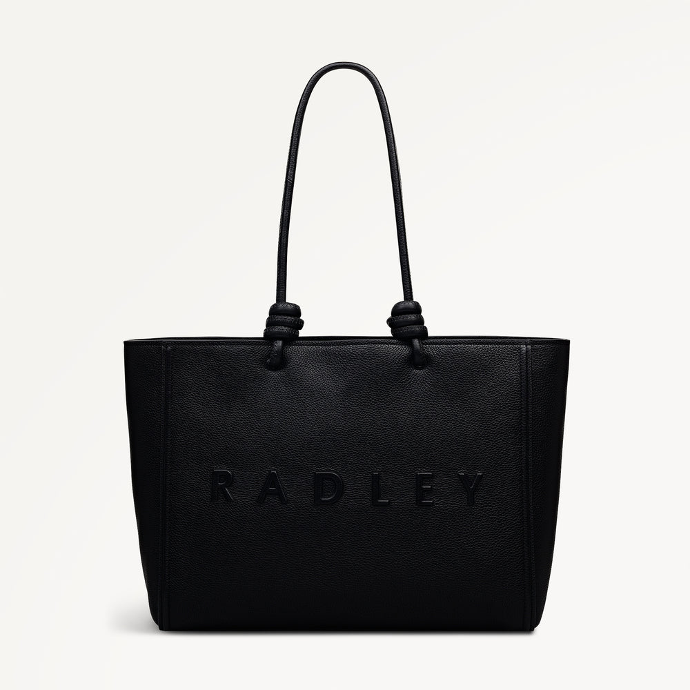 Ridgeway Gardens Large Ziptop Tote Black - 113336