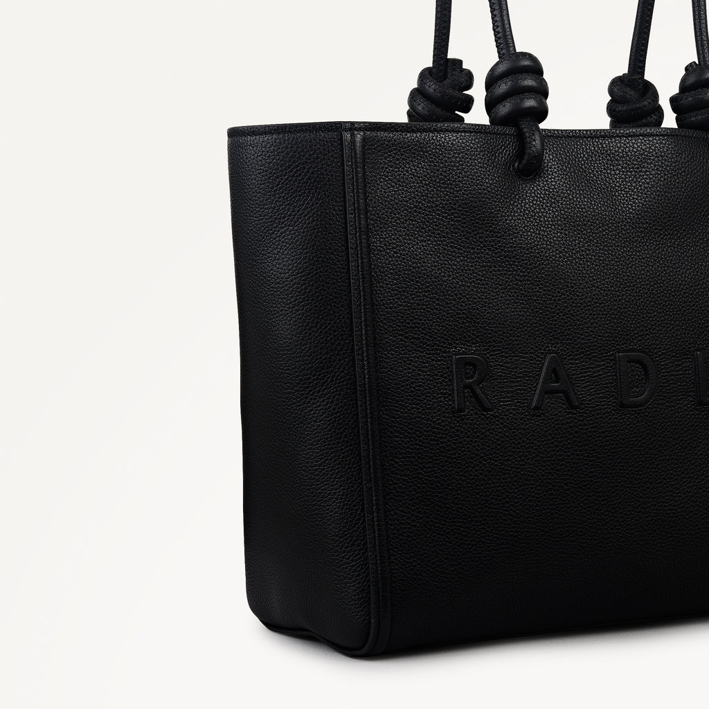 Ridgeway Gardens Large Ziptop Tote Black - 113336