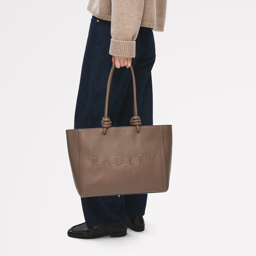 Ridgeway Gardens Large Ziptop Tote Coffee - 113337