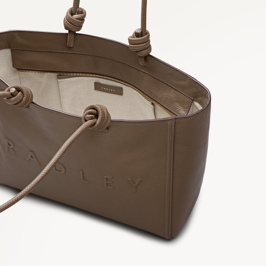 Ridgeway Gardens Large Ziptop Tote Coffee - 113337