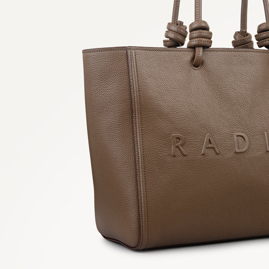 Ridgeway Gardens Large Ziptop Tote Coffee - 113337