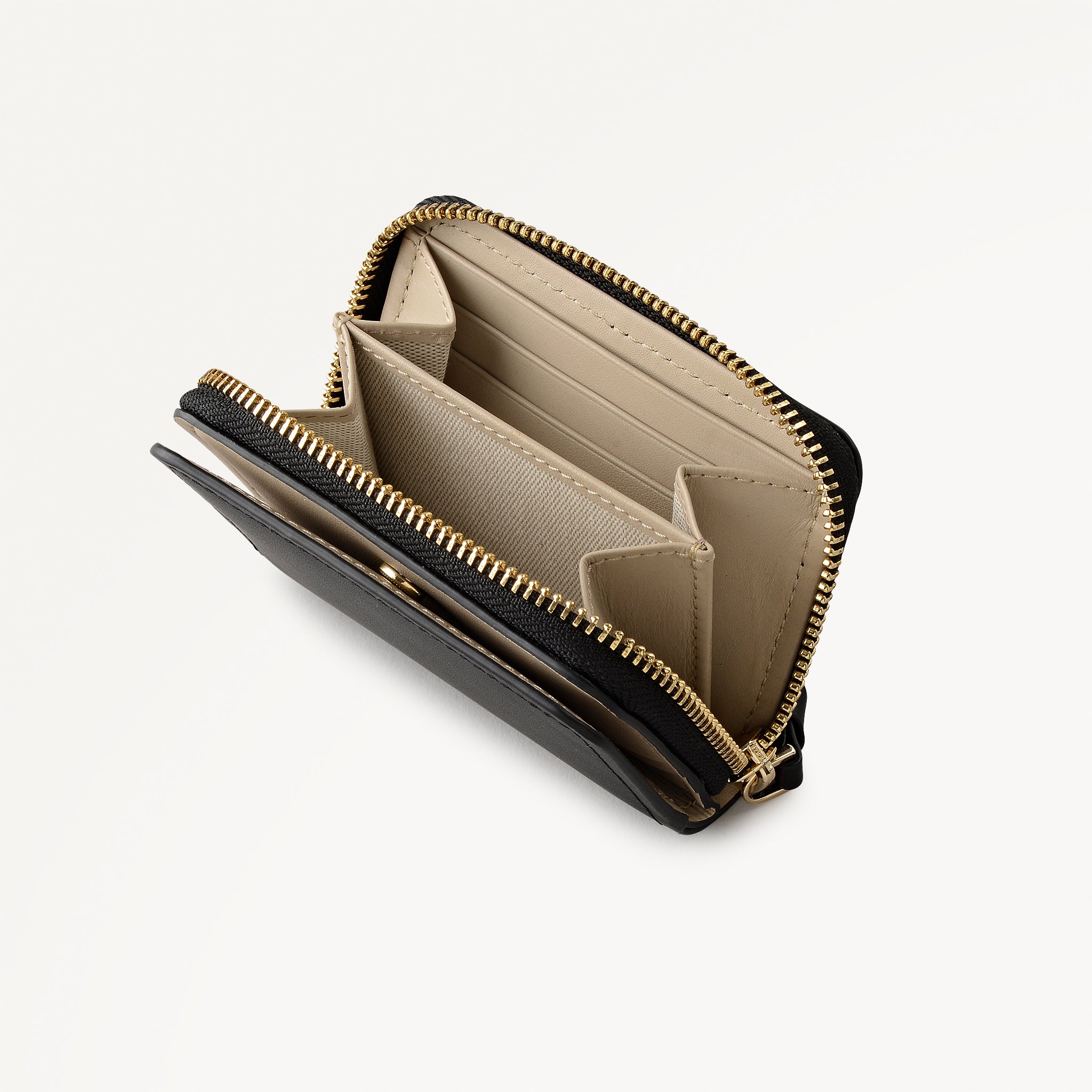 Fountain Park Small Zip Around Purse Black - 113338