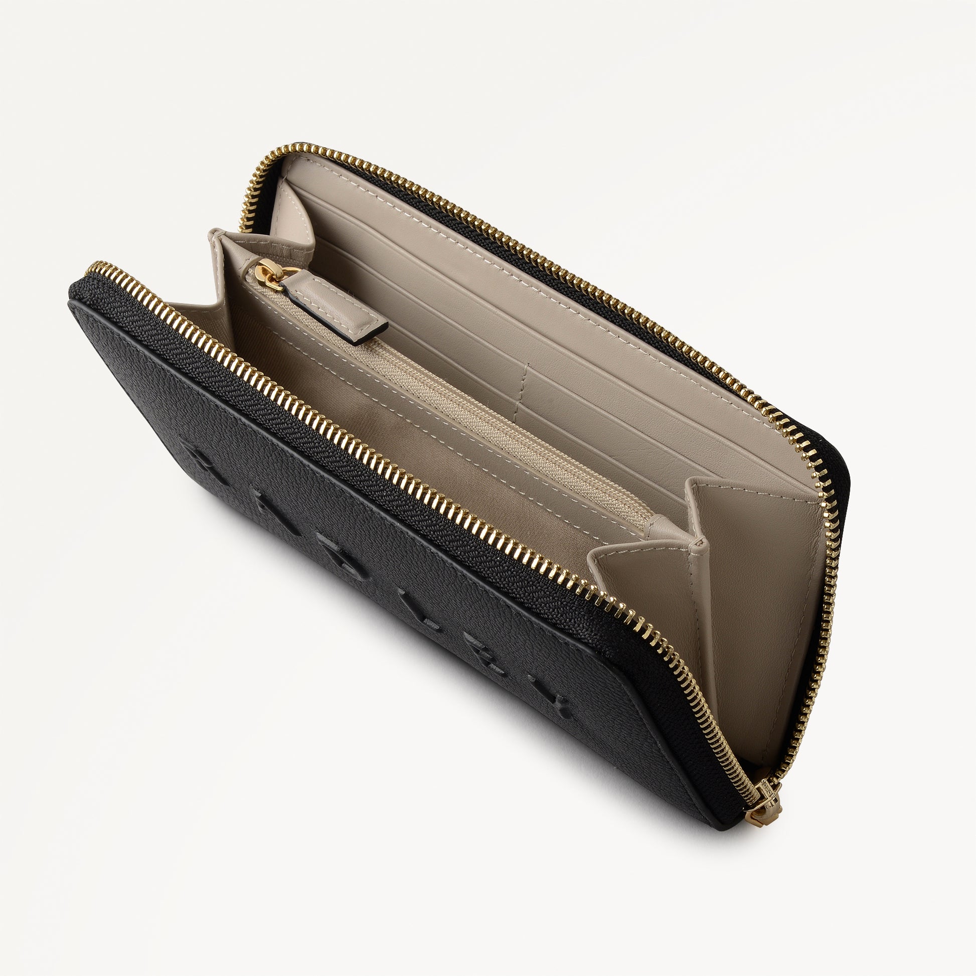 Ridgeway Gardens Large Zip Around Wallet Black - 113343