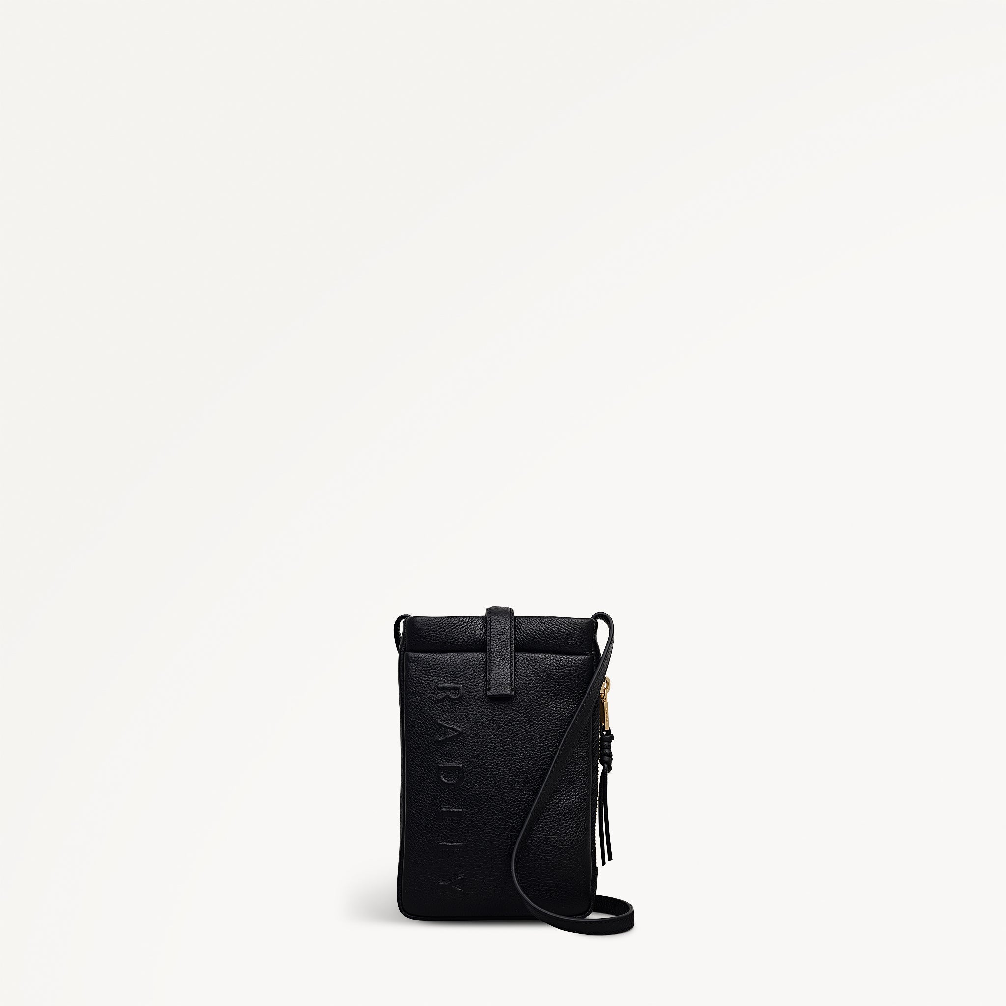 Black Medium Phone Cross Body Bag | Ridgeway Gardens SS26 | Radley