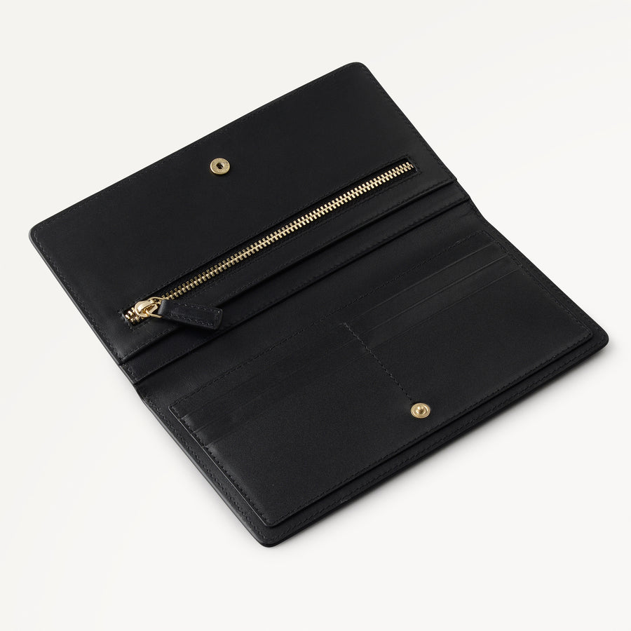 Pretty Petals Large Bifold Wallet Black - 113348