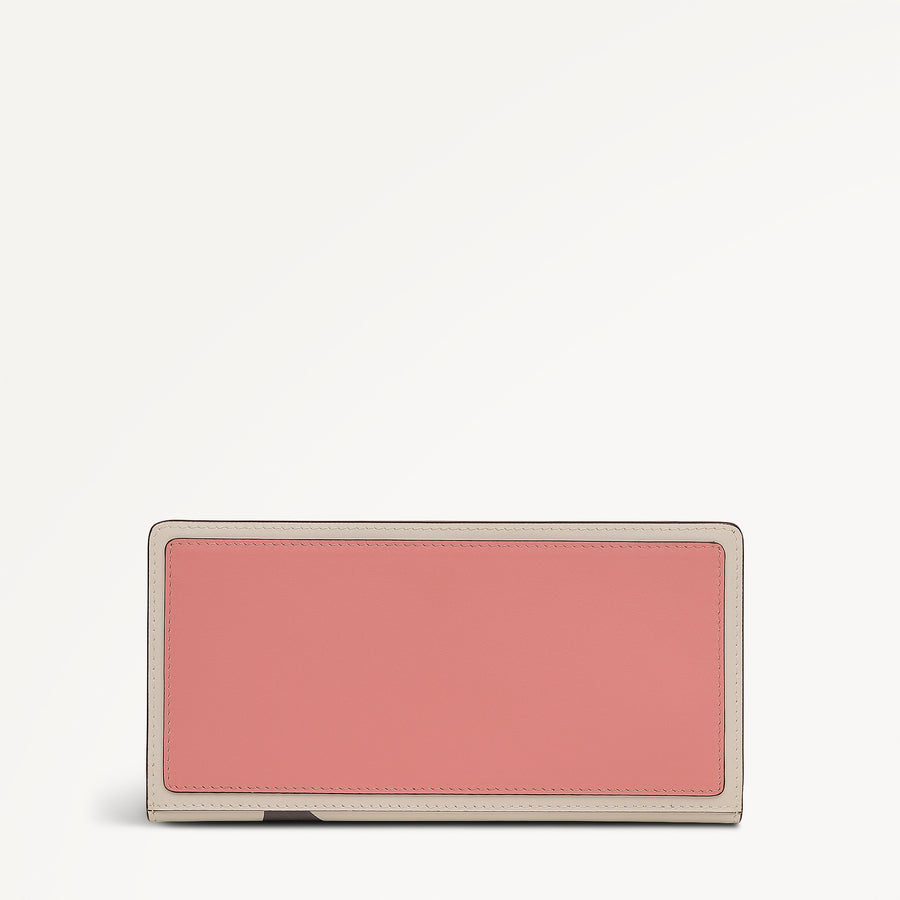 PRETTY PETALS LARGE BIFOLD WALLET SALT