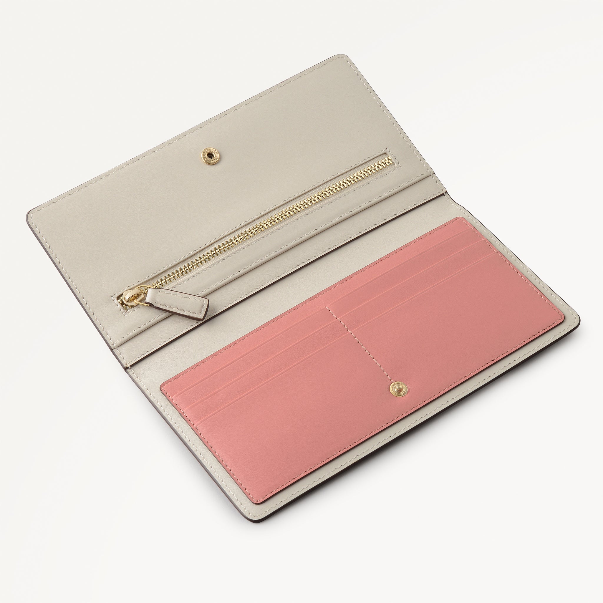 PRETTY PETALS LARGE BIFOLD WALLET SALT