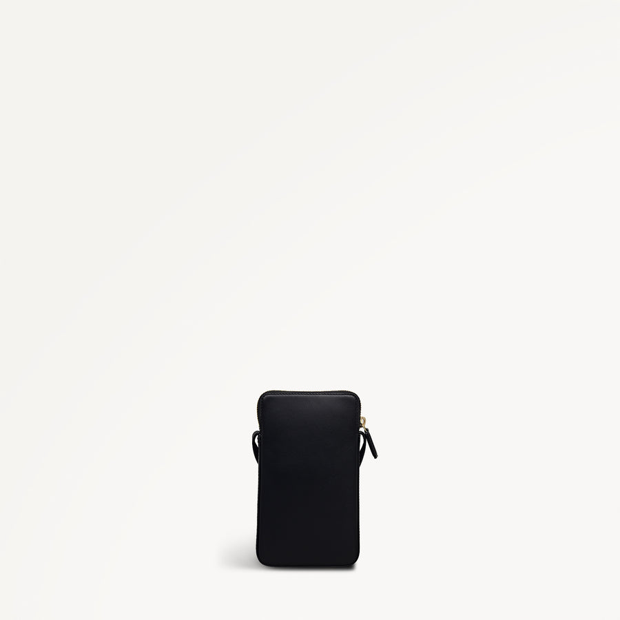 Pretty Petals Medium Phone Cross Body Black - 113350