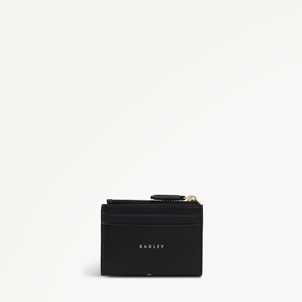 Pretty Petals Small Zip Card & Coin Holder Black - 113354