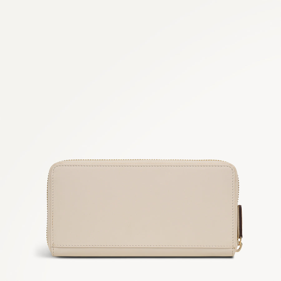 LOVE YOU LOTS LARGE ZIP AROUND WALLET SALT