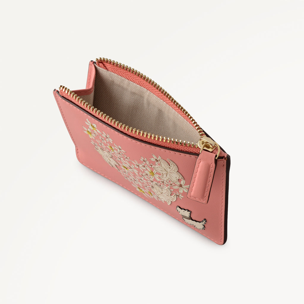 Love You Lots Small Zip Card & Coin Holder Tea Rose - 113359