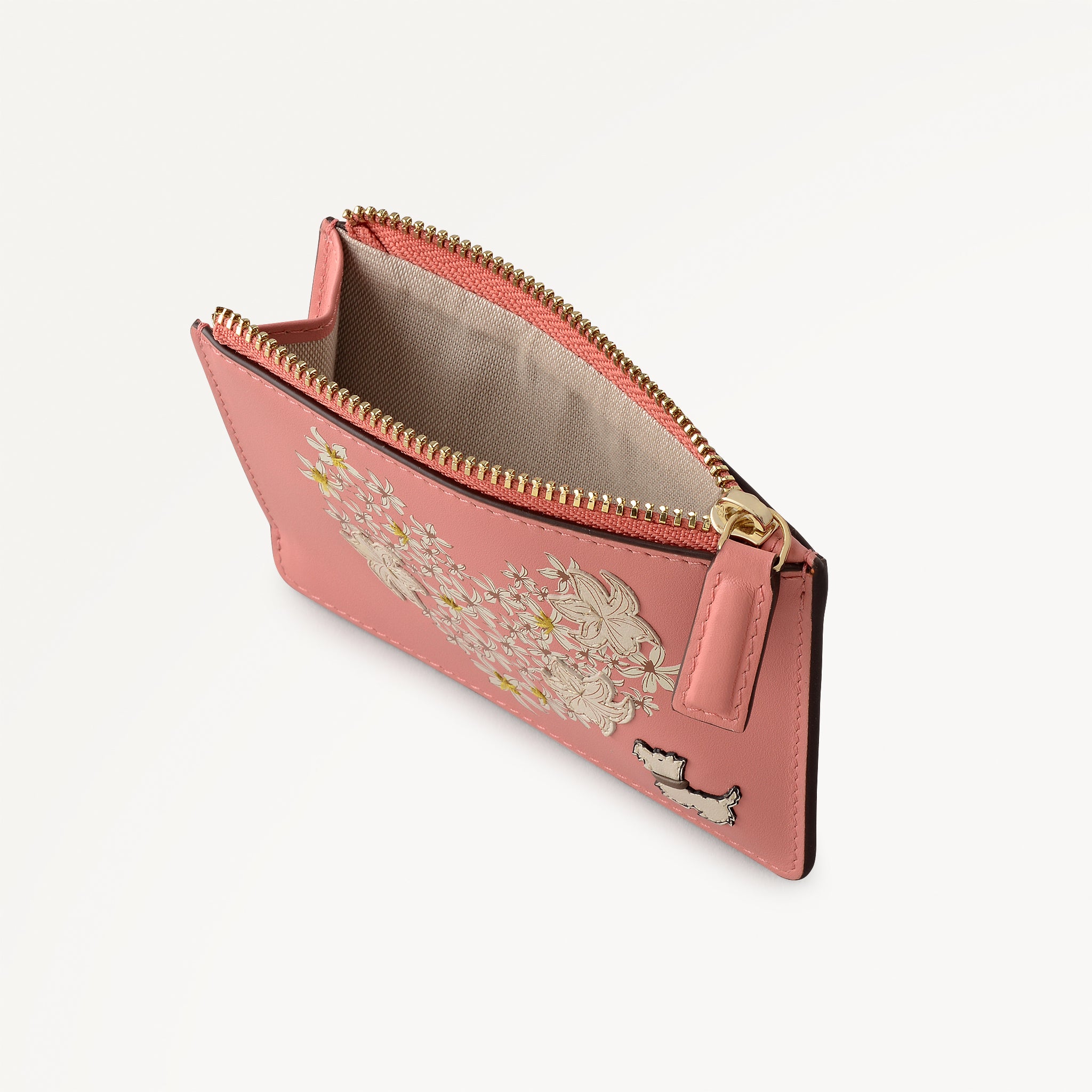 Love You Lots Small Zip Card & Coin Holder Tea Rose - 113359