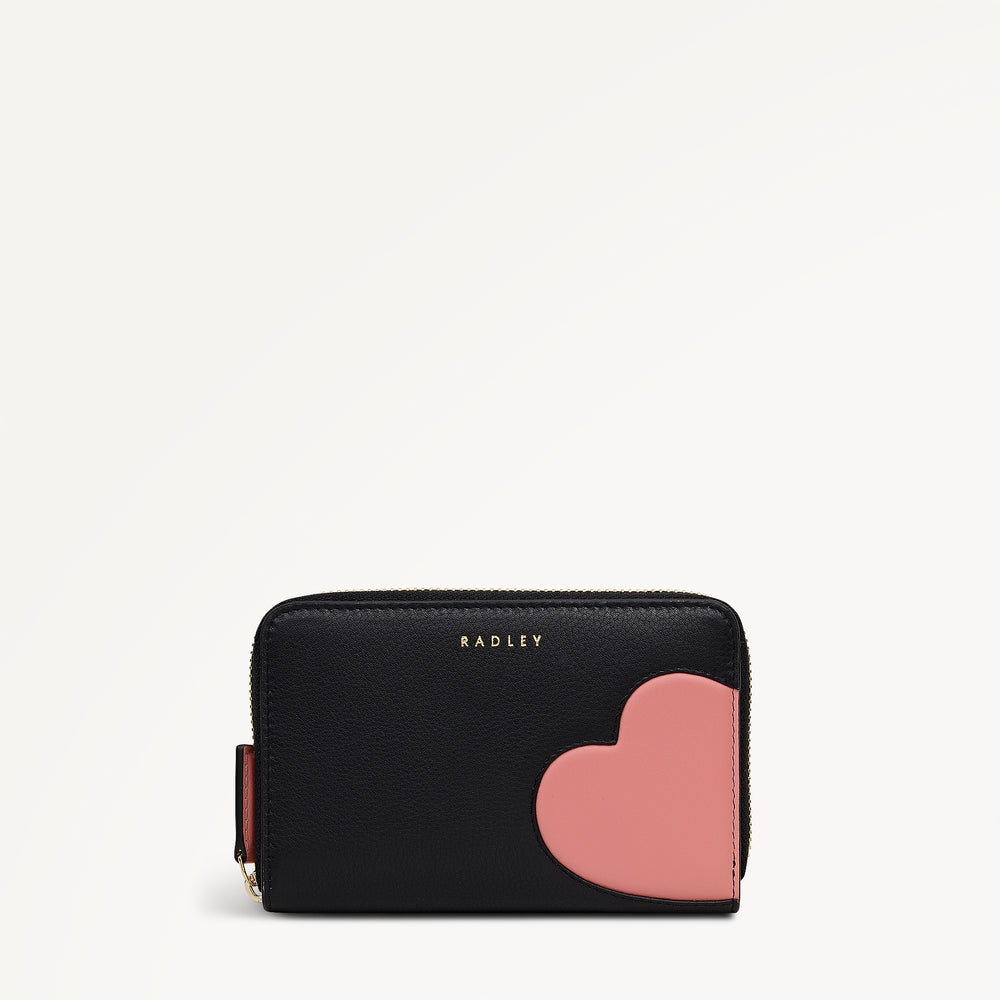 My Love Medium Zip Around Purse Black - 113362