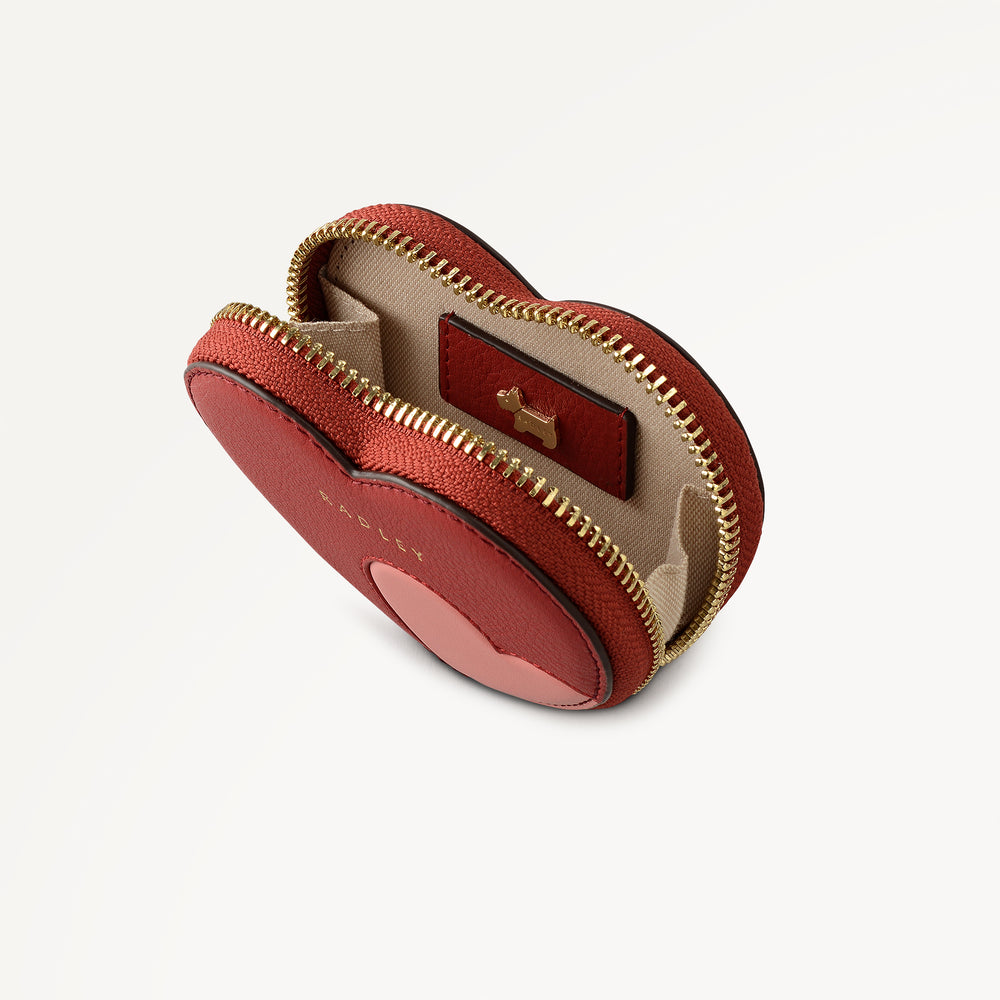 My Love Small Zip Around Coin Purse Claret - 113363