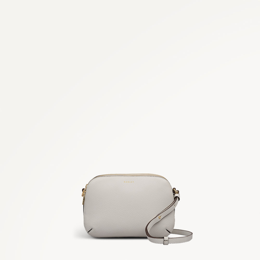 Dukes Place Medium Ziptop Cross Body Chalk - 113372