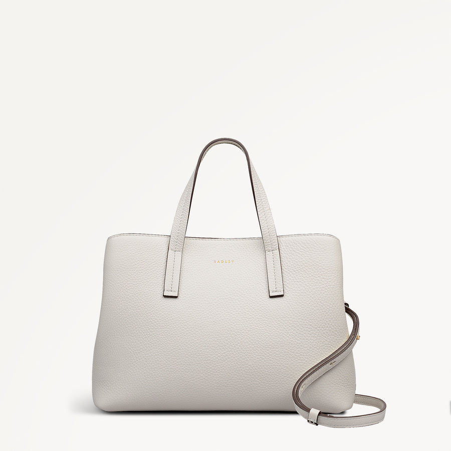 Dukes Place Medium Ziptop Grab Chalk - 113374