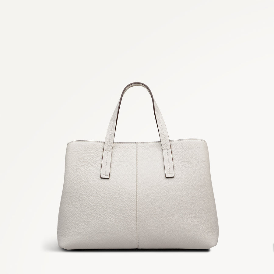 Dukes Place Medium Ziptop Grab Chalk - 113374