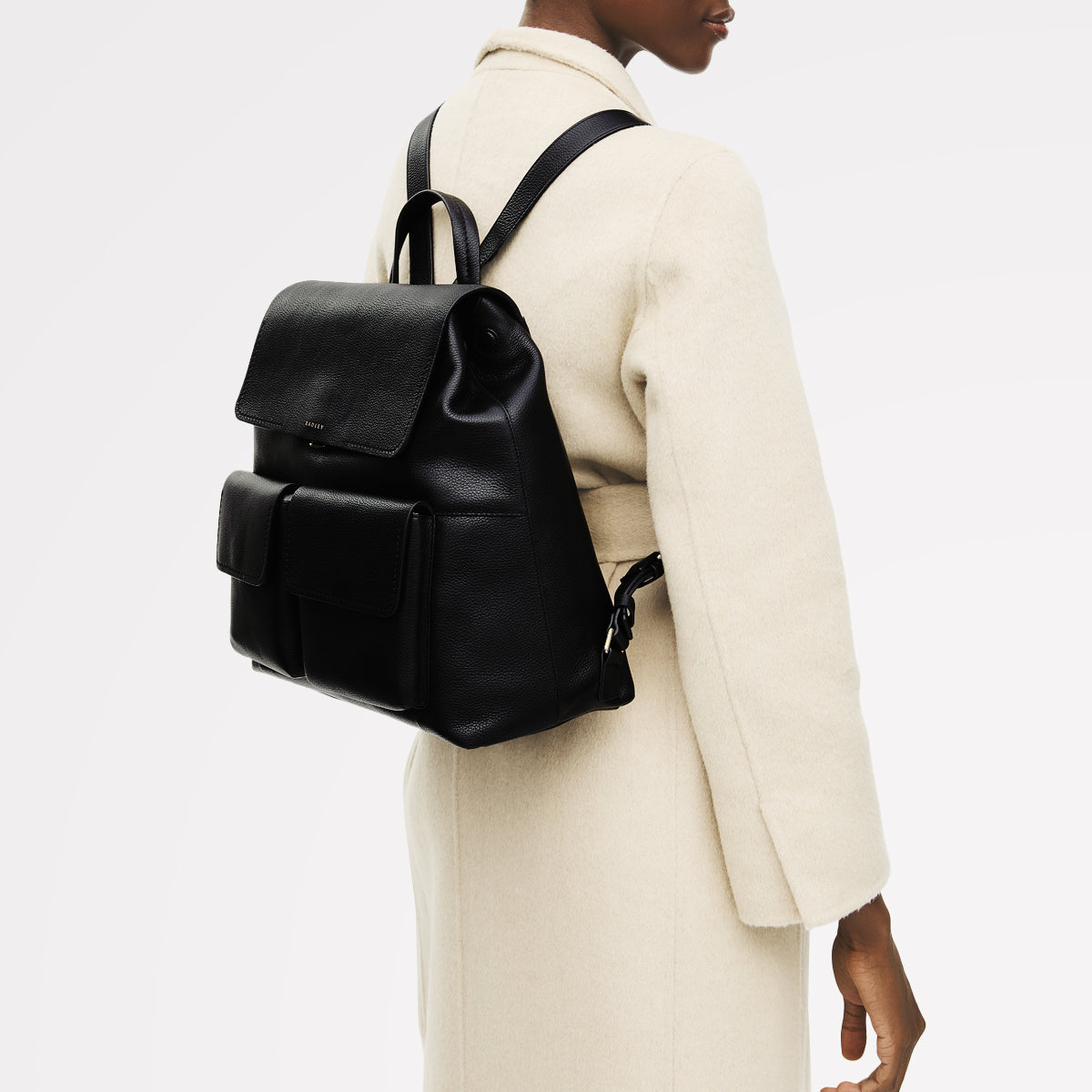 Burton Way Large Flapover Backpack Black - 113394