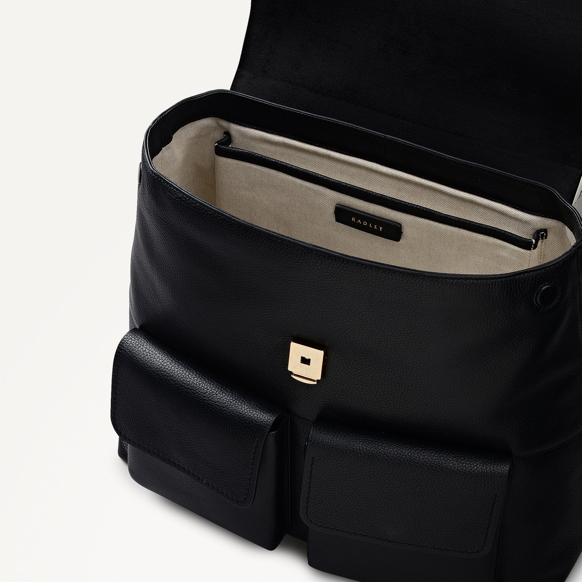 Burton Way Large Flapover Backpack Black - 113394