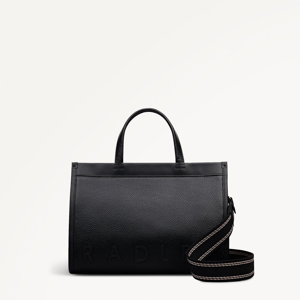 Alba Place Small Ziptop Grab Black - 113399