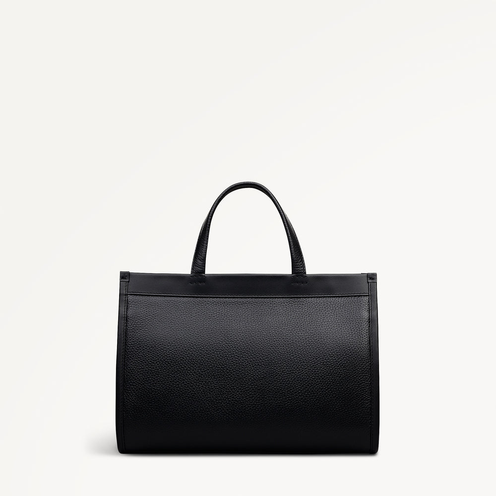 Alba Place Small Ziptop Grab Black - 113399