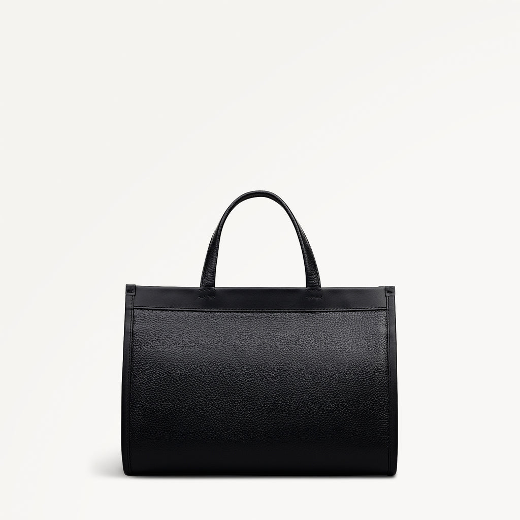 Alba Place Small Ziptop Grab Black - 113399