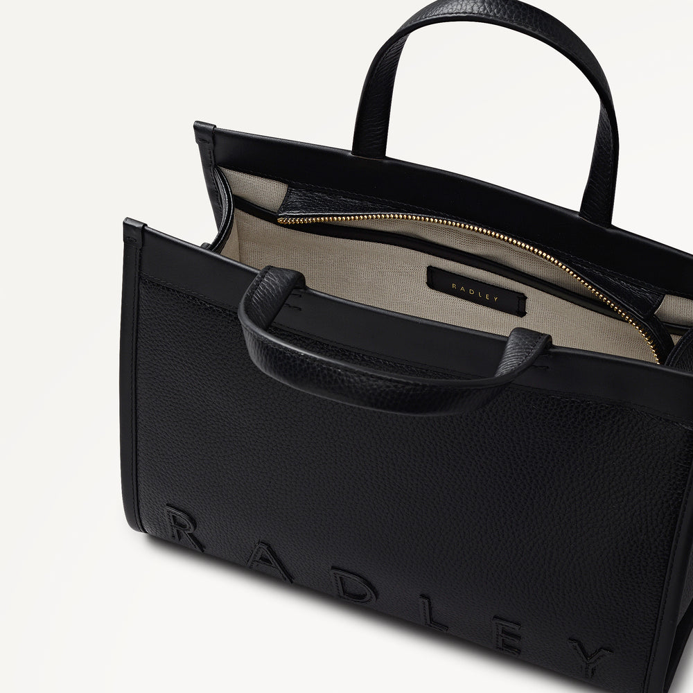 Alba Place Small Ziptop Grab Black - 113399