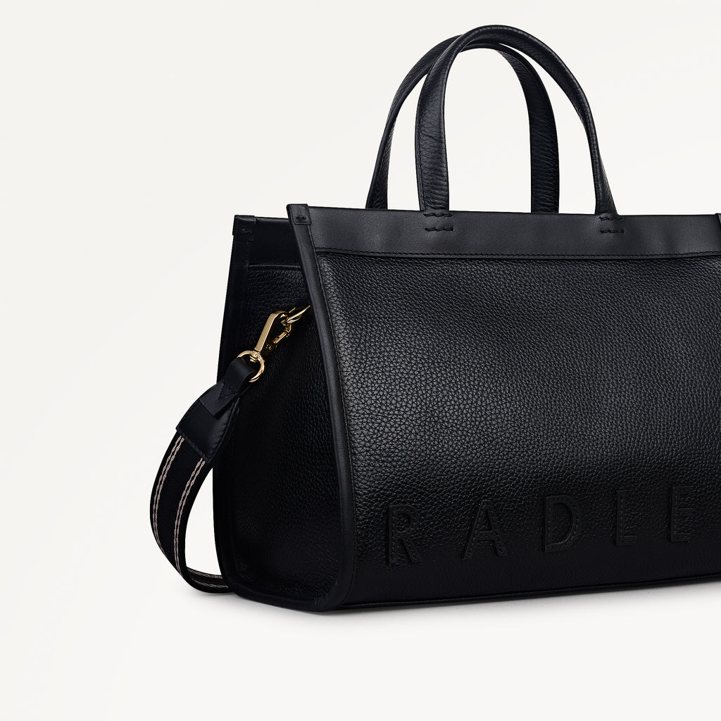 Alba Place Small Ziptop Grab Black - 113399