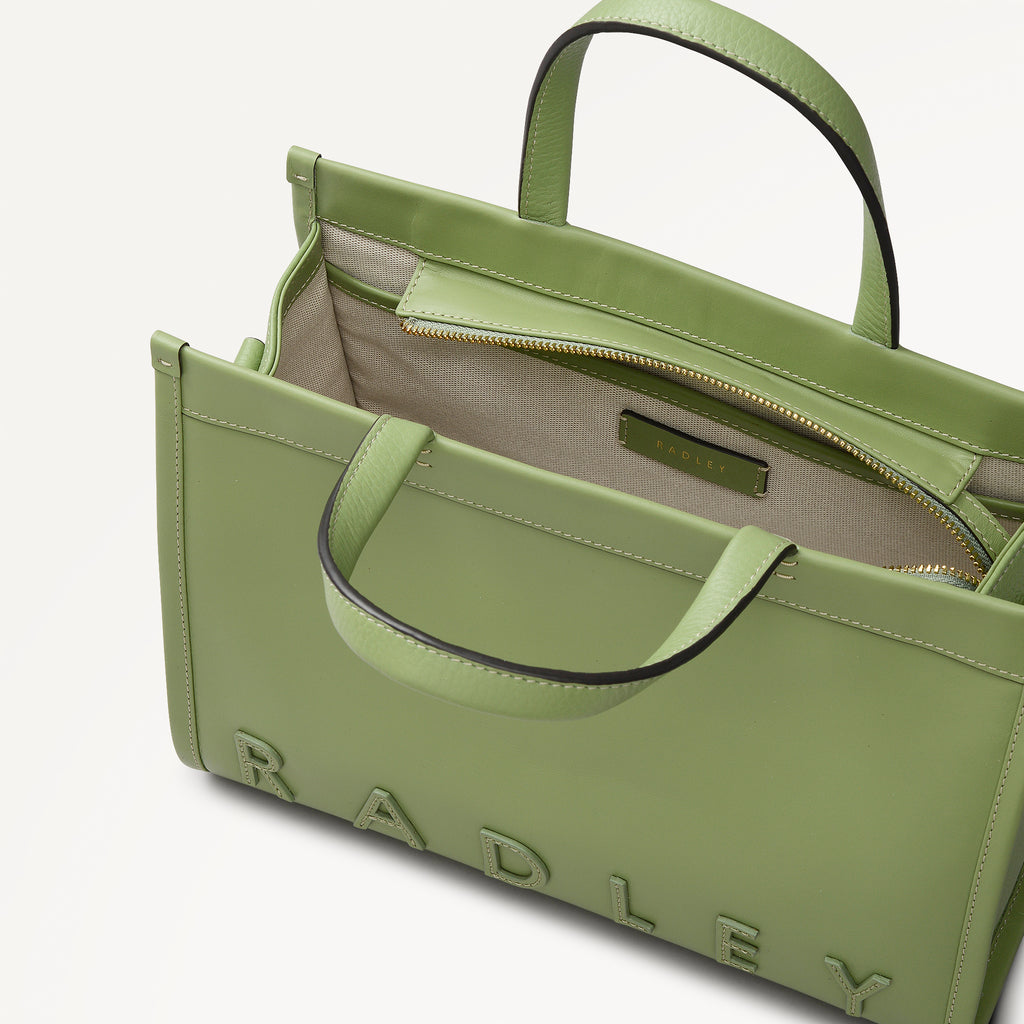 Alba Place Small Ziptop Grab Apple - 113403