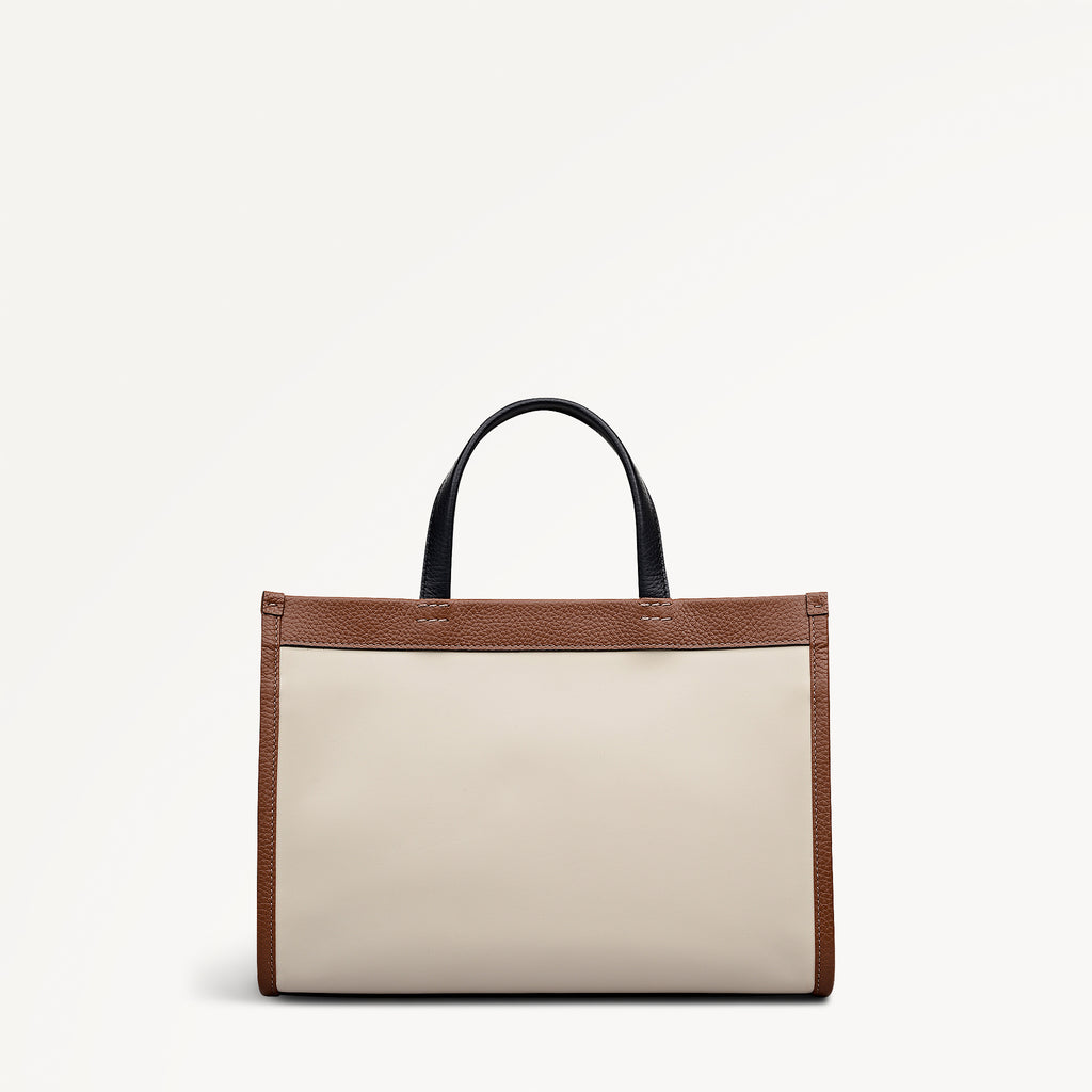 Alba Place - Colourblock Small Ziptop Grab Salt - 113404