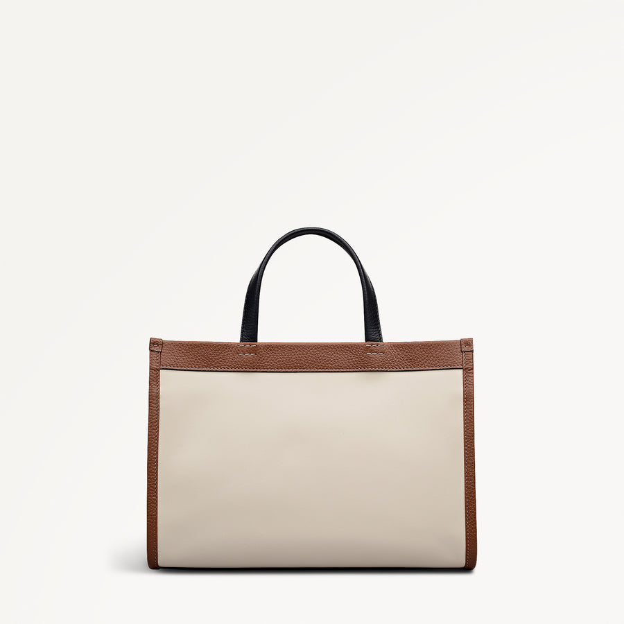 Alba Place - Colourblock Small Ziptop Grab Salt - 113404