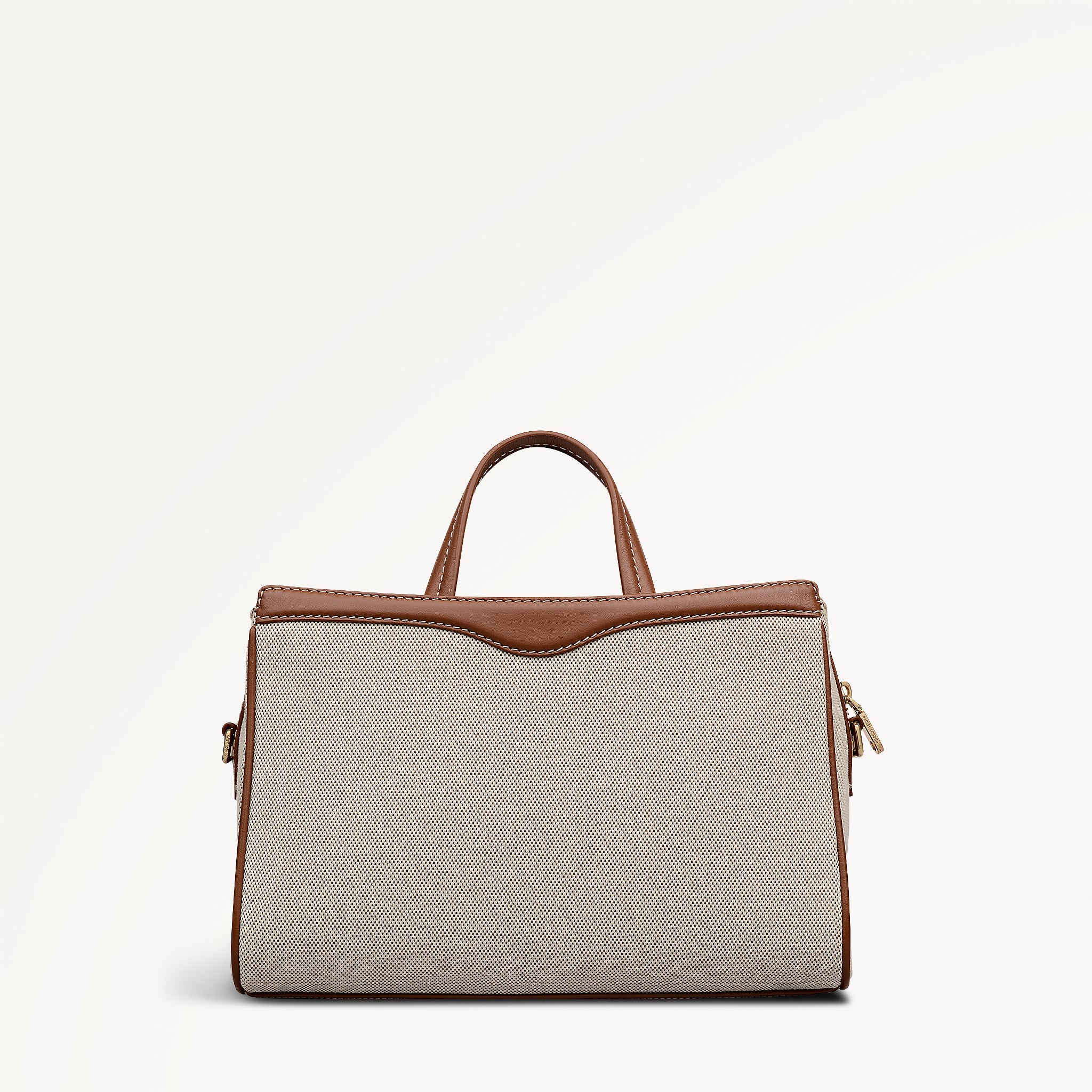 june19796 Natural Medium Ziptop Grab Bag | Albany Avenue SS26 | Radley London