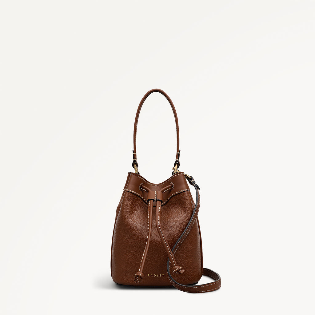 Albany Avenue Mini Drawstring Cross Body Cognac - 113409