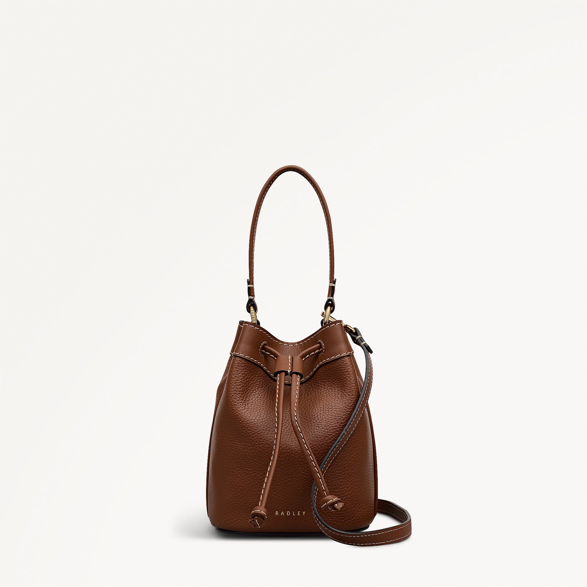 Albany Avenue Mini Drawstring Cross Body Cognac - 113409