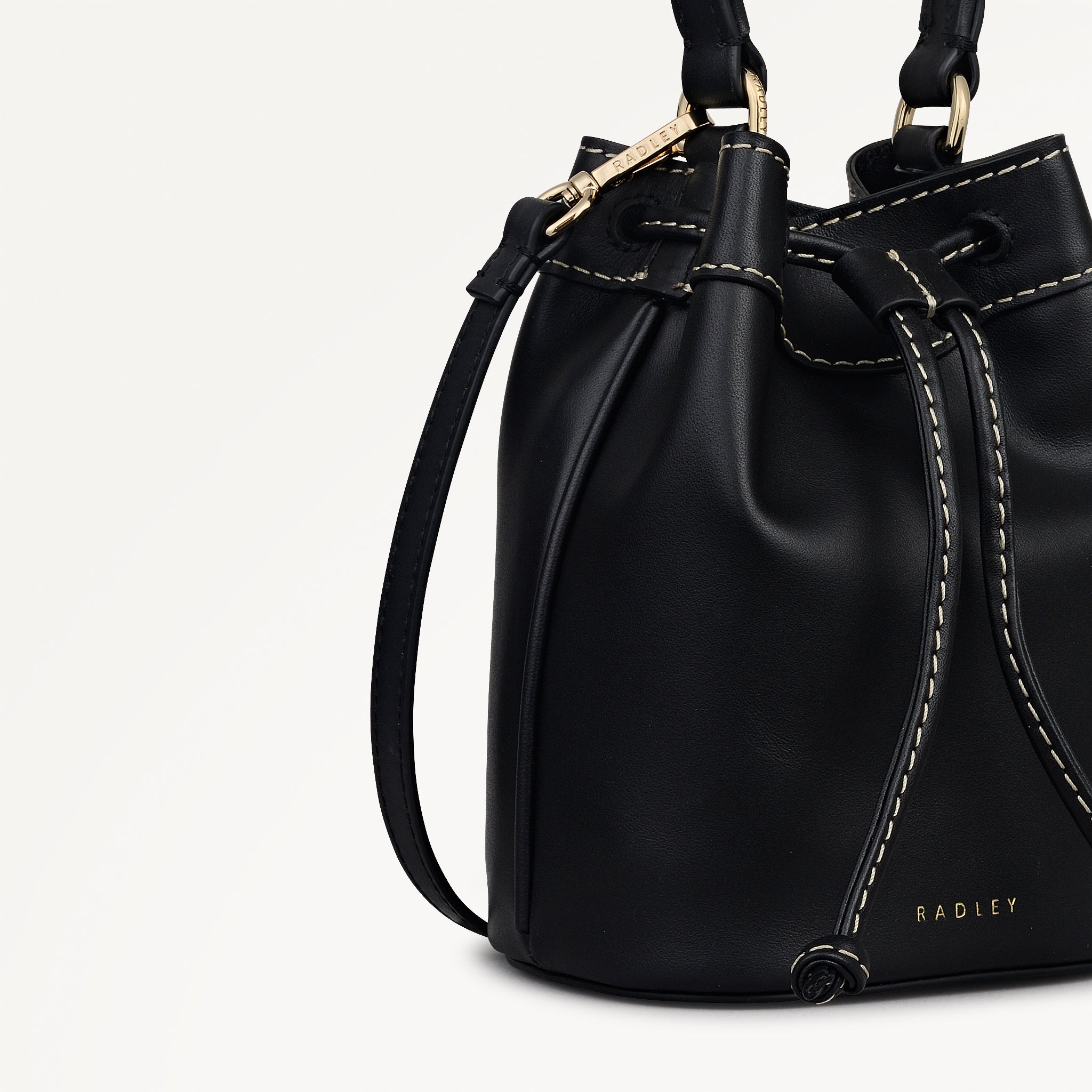 Albany Avenue Mini Drawstring Cross Body Black - 113411