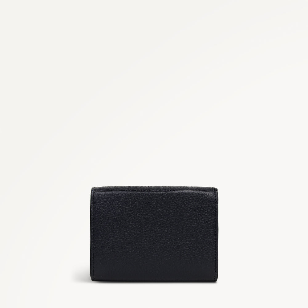 Alba Place Medium Flapover Purse Black - 113415