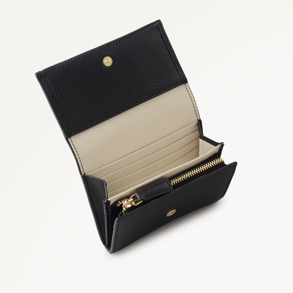 Alba Place Medium Flapover Purse Black - 113415