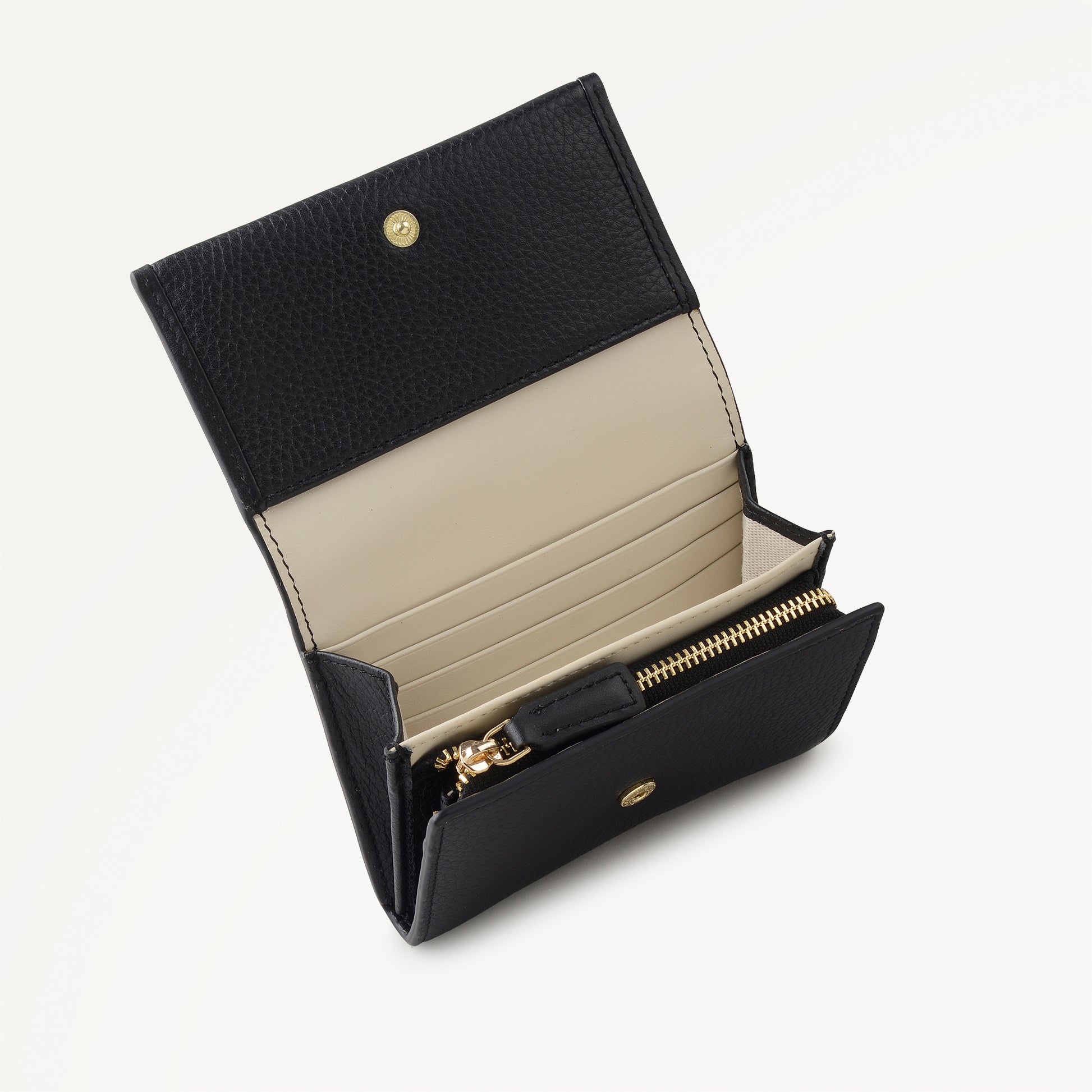 Alba Place Medium Flapover Purse Black - 113415