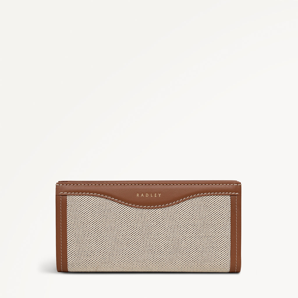 Albany Avenue - Canvas Large Bifold Wallet Natural - 113421