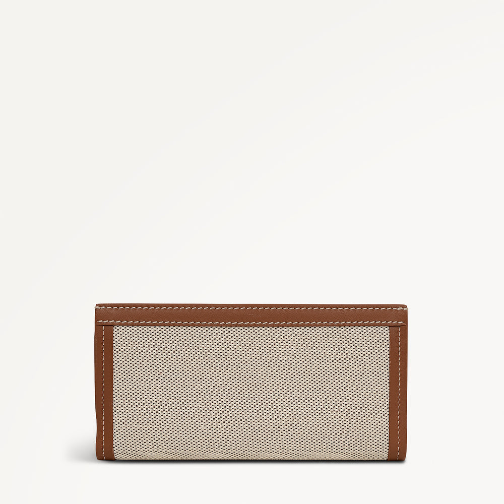 Albany Avenue - Canvas Large Bifold Wallet Natural - 113421